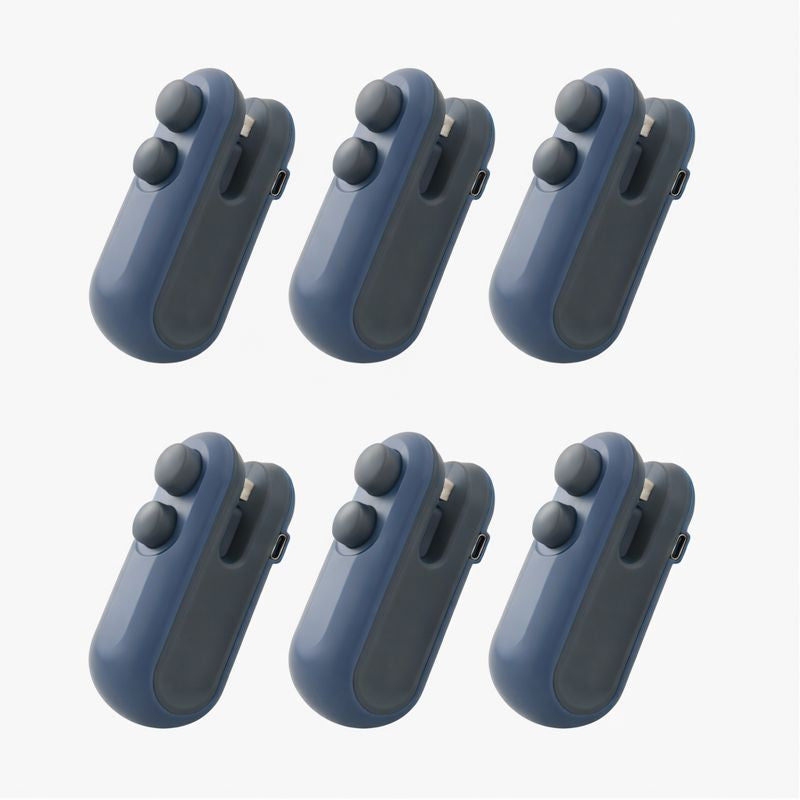 KUBOZN® 2-in-1 Mini Bag Sealer & Cutter | USB Rechargeable Heat Sealer 🅂