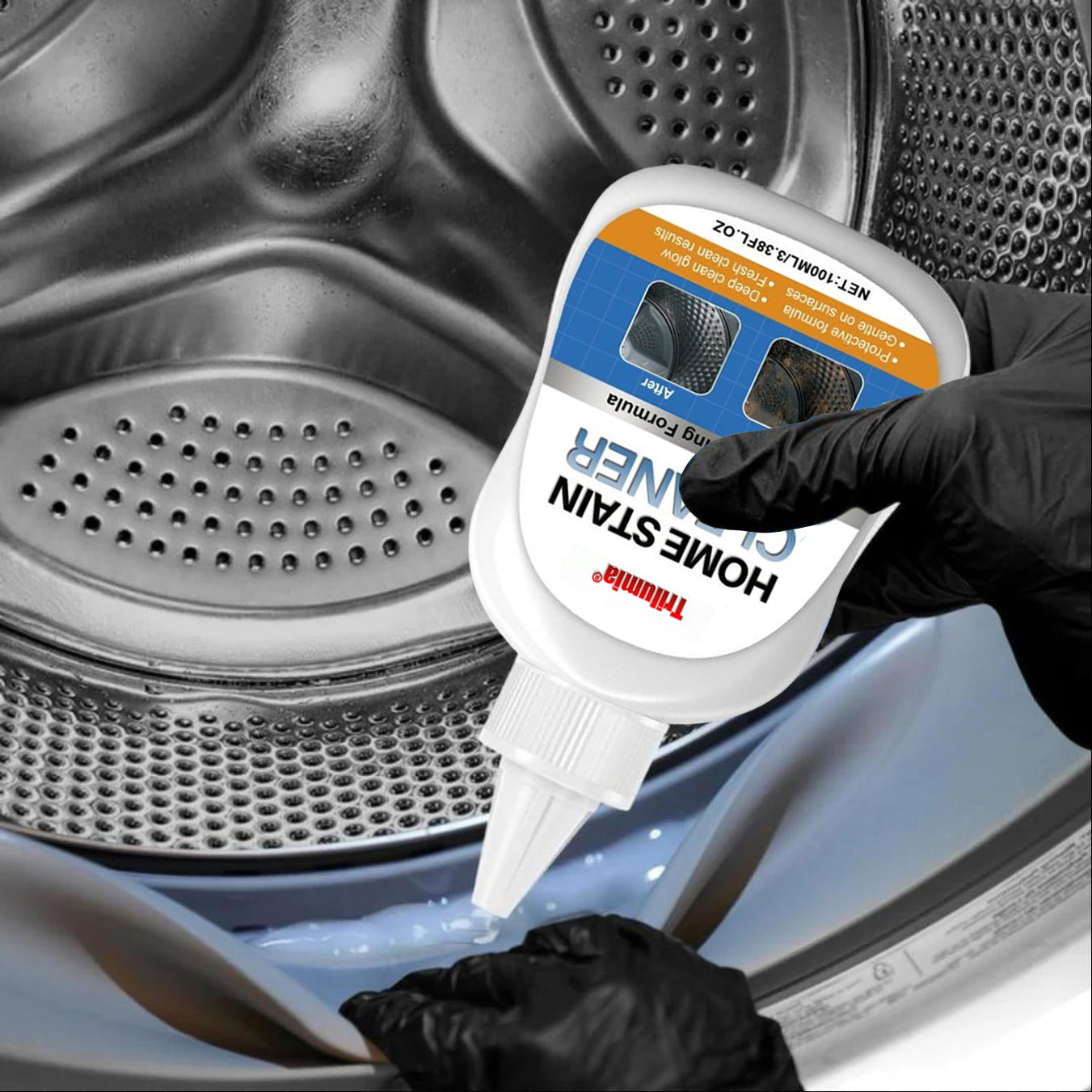 🏠 Trilumia® Mold Removal Gel💦Heavy Duty Formula, Multi-Surface Cleaner & Works on Shower & Tile 🅂