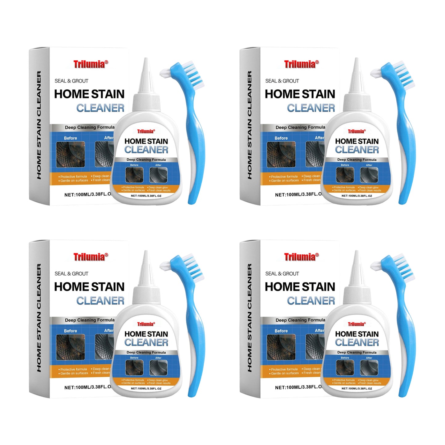 🏠 Trilumia® Mold Removal Gel💦Heavy Duty Formula, Multi-Surface Cleaner & Works on Shower & Tile 🅂