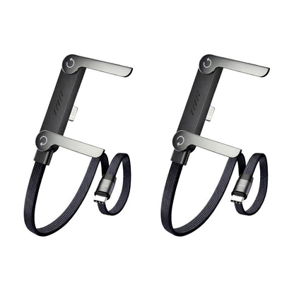 🥇KUBOZN® 2-in-1 Invisible Holder Charger Cable – 240W Fast Charging Cord with Built-In Phone Stand 🅷